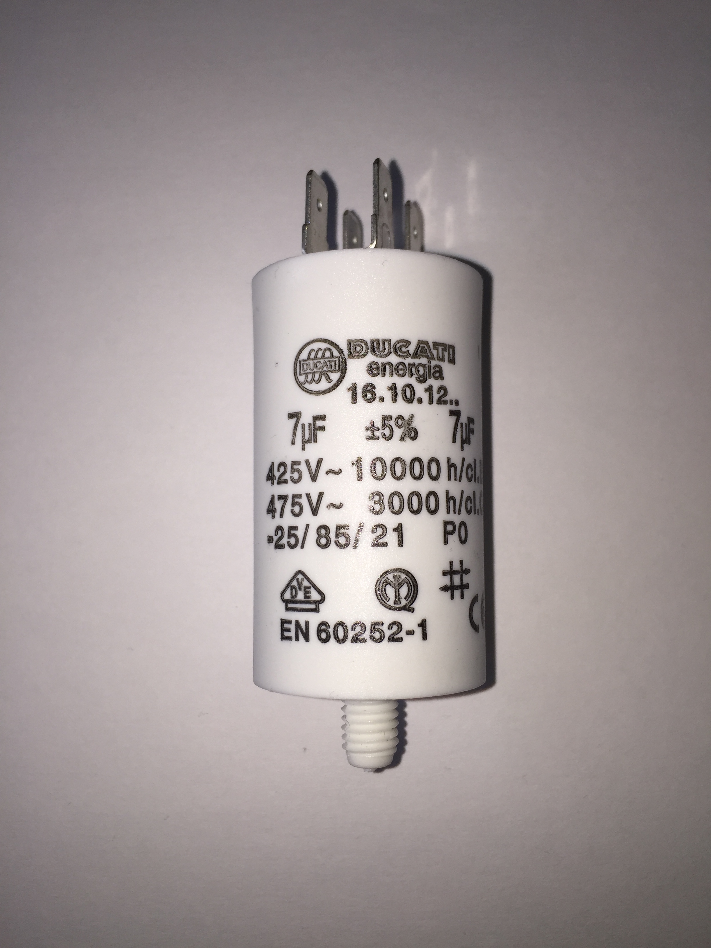 Cannon TUMBLE DRYER MOTOR CAPACITOR 7UF for CANDY HOOVER 